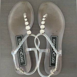 Sergio Rossi rubber sandals